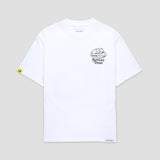Burnout Toast Oversized Tee -  White