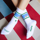 Cat in Purr-suit Athletic Sock