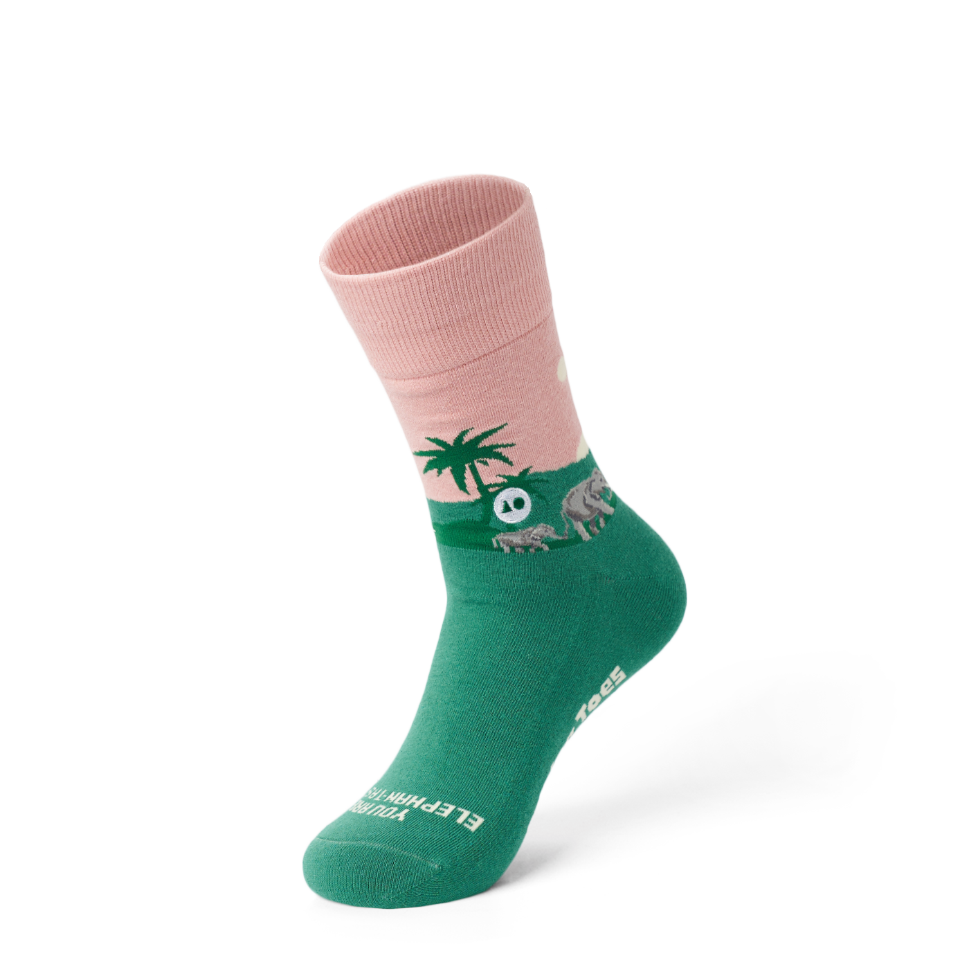 Asian Elephant Sock