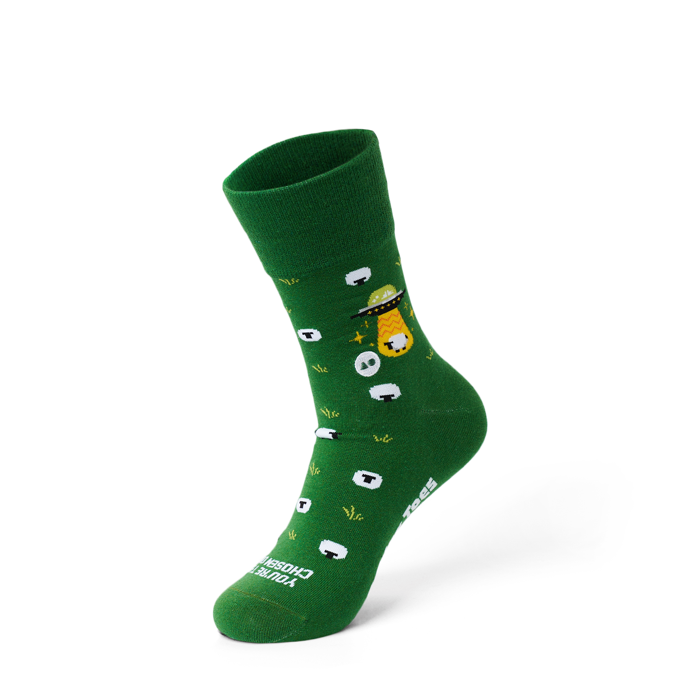 Galactic Sheep Crew Sock