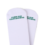 Cat in Purr-suit Athletic Sock