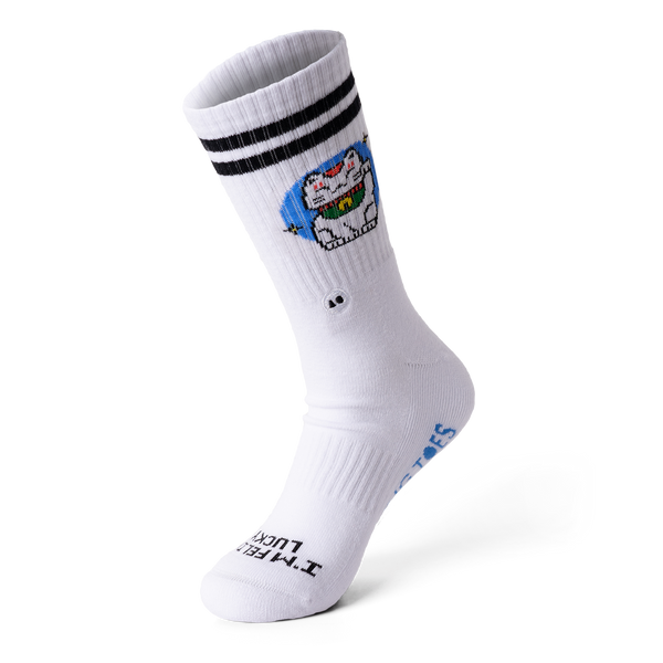 Fortune Feline Athletic Sock