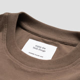Slow-down Bagel Oversized Tee - Cocoa
